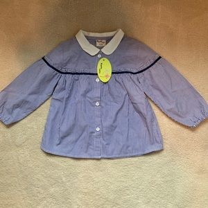 Girl's Stripe Blouse Top NEW